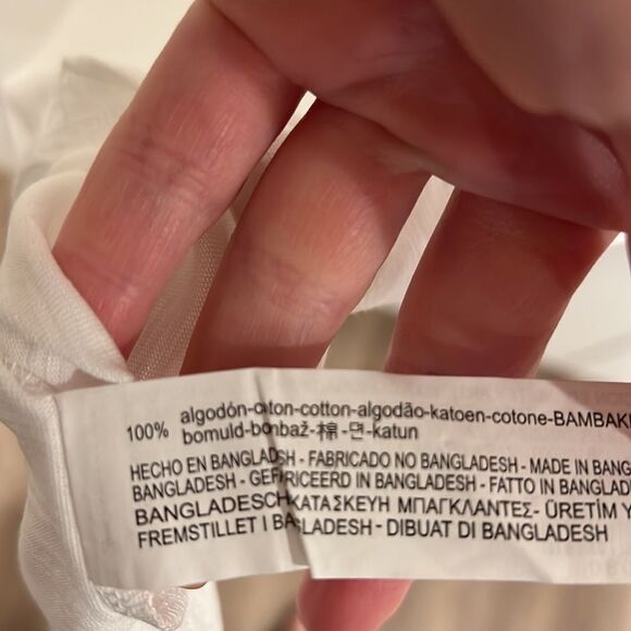 Zara white summer top - Picture 6 of 7